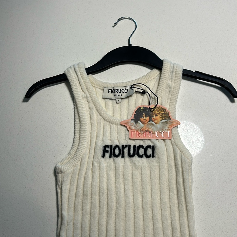Fiorucci sweater tank. Size Small. Never worn.